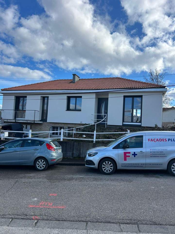 Rénovation façade et toiture La Roche-Blanche