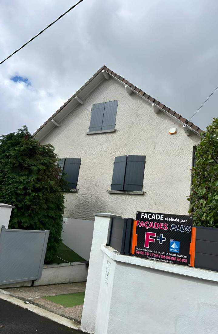 Rénovation façade La Roche-Blanche